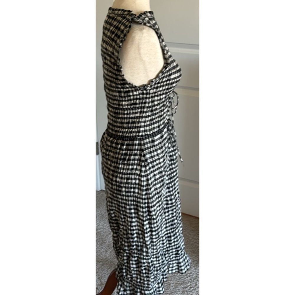 DOEN ROSELLA DRESS
IN NOIR GRETA GINGHAM Size M - Picture 12 of 16